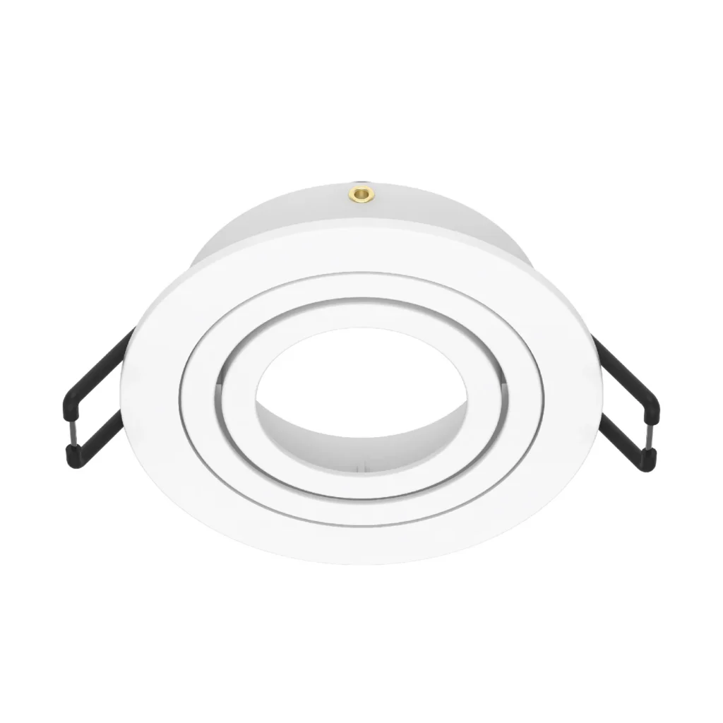 Zetto Round Adjustable Downlight Ring, 350° Rot...