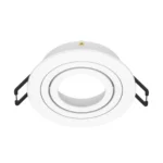 Zetto Round Adjustable Downlight Ring, 350° Rotation