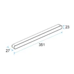 U23 LED Linear Light 15W for 48V Slim Track